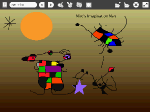 View "Miró Inspired: Owen's Miró's Imagination Map" Etoys Project