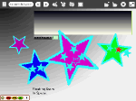 View "Catch as Catch Can: Racquel & Sabrina's Floating Stars in Space" Etoys Project